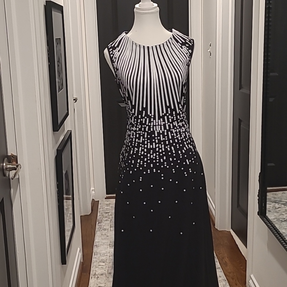 Long Black & White Dress (Offers Accepted)